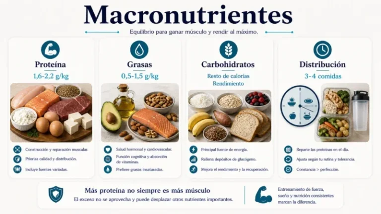 Cuántas calorías consumir para ganar músculo