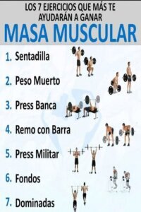 Los mejores ejercicios para aumentar masa muscular