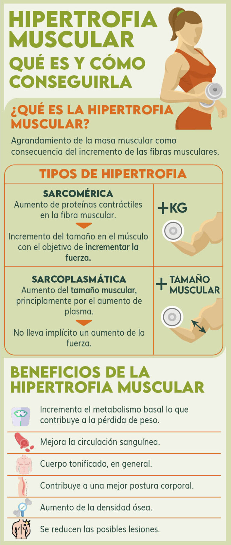 Qué es la hipertrofia muscular y cómo conseguirla