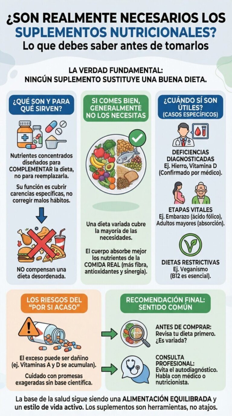 Cómo saber si necesitas un suplemento vitamínico