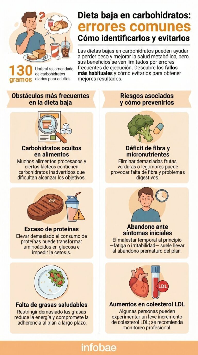 Errores comunes al seguir una dieta
