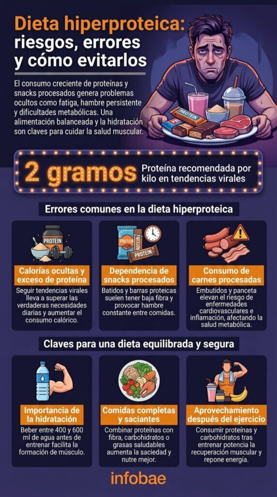 Errores comunes al consumir proteínas