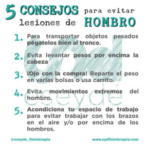 Cómo evitar lesiones en hombros