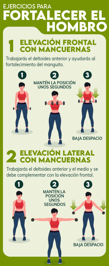 Cómo aumentar fuerza en hombros
