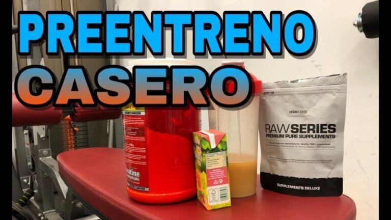 Cómo preparar un preentreno casero