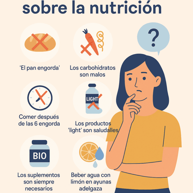 Mitos sobre los macronutrientes