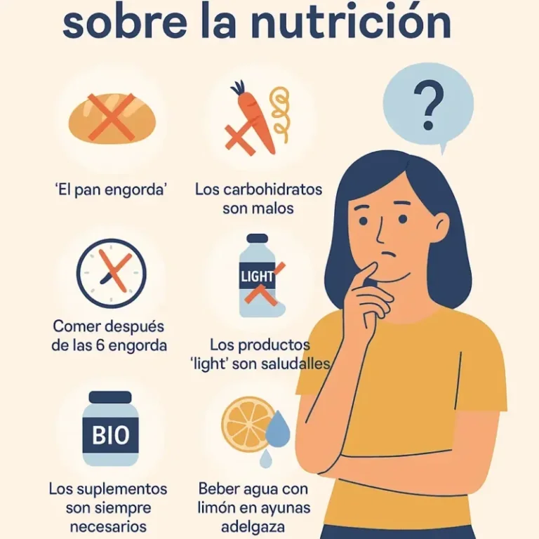 Mitos sobre el superávit calórico