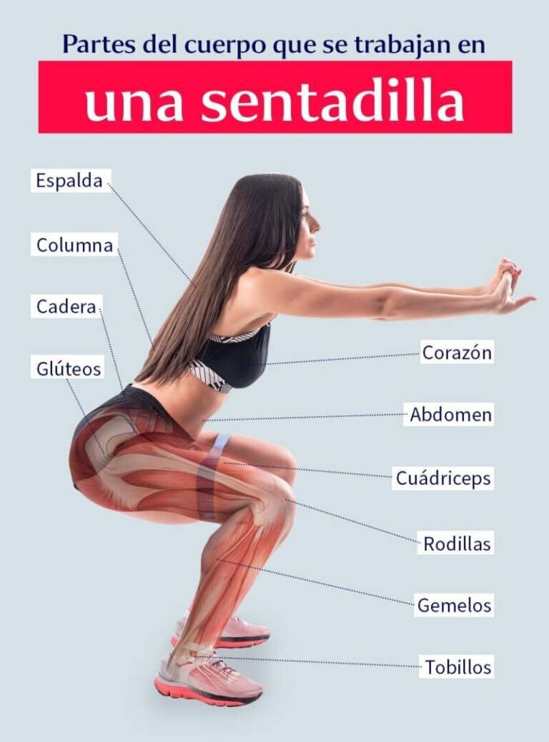 Beneficios de las sentadillas para ganar fuerza