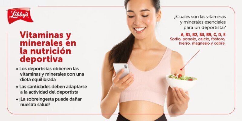 Beneficios de las vitaminas en el deporte