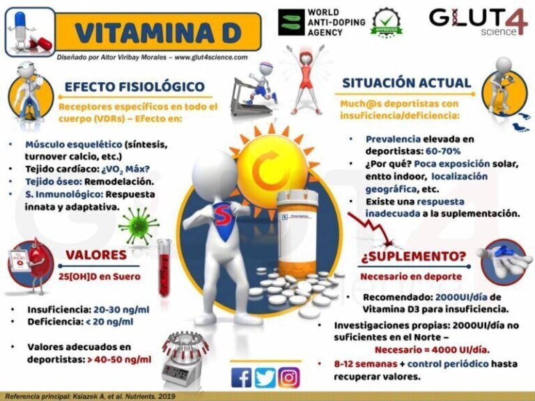 Vitamina D y rendimiento deportivo